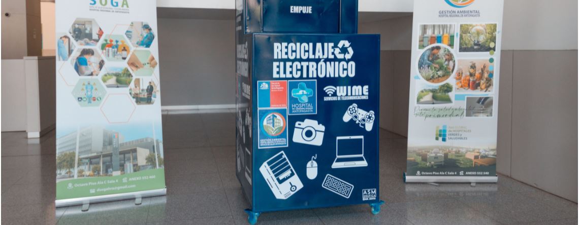 SSA inauguró punto de reciclaje de artículos electrónicos en Hospital “Dr. Leonardo Guzmán”